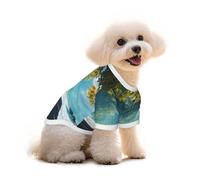 Summer is Illusory, T-shirt pour chien et chat avec élastique - Pull mignon respirant et doux - Taille M
