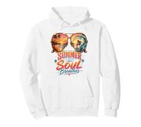 Summer is Where My Soul Breathes Tropical Beach Amateurs de Surf Sweat à Capuche