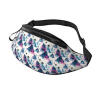 Summer Island Sac banane imprimé pour homme et femme Sac banane pour voyage, randonnée, course à pied