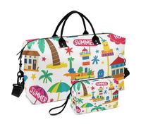 Summer Island Sac fourre-tout décoratif blanc coco avec sangle réglable pour voyage en avion multifonctionnel bolsas para viajar en Avion de Mujer
