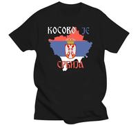 Summer Kosovo Serbia T-Shirt Mafia Kosovo is Serbia War NATO Yougoslavia Casual Harajuku Graphic t Shirts Black L