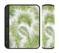 Summer Leaf Green Lot de 2 coussinets de ceinture d'épaule pour protéger votre cou et vos épaules pour la plupart des voitures