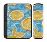 Summer Lemon Lot de 2 coussinets de ceinture de sécurité pour la plupart des voitures