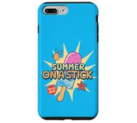 Summer on a Stick I Fun Vacation avec de la crème glacée Coque pour iPhone 7 Plus/8 Plus