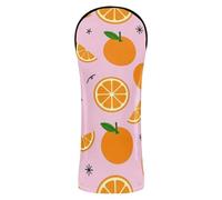 Summer Oranges Ensemble de housses de golf imperméables avec étiquettes numérotées pour conducteur de parcours en bois hybride Cadeaux pour homme
