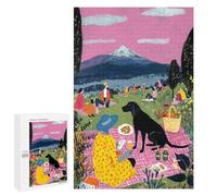 Summer Picnic in The Park Puzzle 1000 Pièces Educa Jouet en Bois Cadeau Unique Décoration Intérieure Jeu Éducatif Challenge Toy Adultes Et Enfants À Partir De 14 Ans 1000 PCS