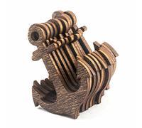 Summer-Ray Lot de 20 ancres en placage en bois Marron foncé découpé au laser 10,2 cm