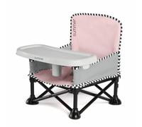 Summer Rehausseur Pop ‘N Sit SE Booster, Sweet Life Edition, couleur rose -rehausseur pour utilisation intérieur/ extérieur de la maison - Pliage rapide, simple et compact