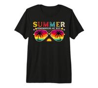 Summer Remembering My Why Shirt Funny Summer Break Citation T-Shirt Haut de Gamme