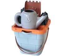 Summer Seau Garni Château 16 Cm 2 Moules À Sable