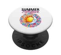 Summer Solstice First Day of Summer Litha Paganisme Midsummer PopSockets PopGrip Adhésif