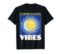 Summer Solstice Vibes Midsommar Festival Roue de l'année T-Shirt