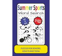 Summer Sports Word Search: Word Search with Easy to Read Print about Summer Sports, Puzzle Book, Summer Sports Activity, Brain Games, Outdoor ... for Vacations, Holidays and Relaxation