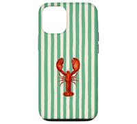 Summer Stripes Esthétique Homard East Coast Vintage Beach Coque pour iPhone 12/12 Pro