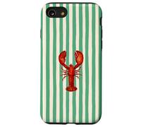 Summer Stripes Esthétique Homard East Coast Vintage Beach Coque pour iPhone SE (2020) / 7 / 8