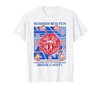Summer Sun Fun - Une Joie sans Fin à la Plage (graphisme rétro) T-Shirt