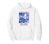 Summer Sunshine Society Surf Break (Retro Surfer Graphic) Sweat à Capuche