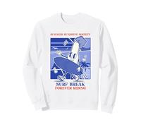 Summer Sunshine Society Surf Break (Retro Surfer Graphic) Sweatshirt