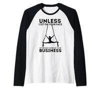 Summer Swing Sarcastic My Weight is Not Your Business Women Manche Raglan
