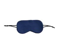 Summer Thin Eye Mask Adult Soft Blindfold Smooth Eyeshade For Sleeping Travel Yoga Elastic Band(Dark Blue,1pc)