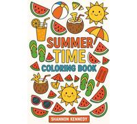 Summer Time Coloring Book: Every Picture Twice