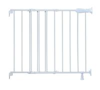 Summer Top of Stairs Barrière métallique simple à sécuriser, blanc, 73-106 cm de large