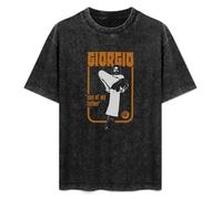 Summer Unisex T-Shirt Giorgio Moroder Son of My Father Soft Pure Cotton T-Shirt Black 3XL