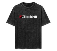 Summer Unisex T-Shirt Limp Bizkit Soft Pure Cotton T-Shirt Black XL