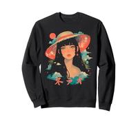 Summer Vacation Beach Anime Manga Alt Japon Sunny Retro Sweatshirt