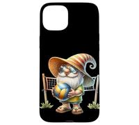 Summer Vacation GNOME in Green Flip Flops Beach Volleyball Coque pour iPhone 15 Plus