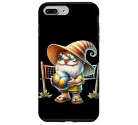 Summer Vacation GNOME in Green Flip Flops Beach Volleyball Coque pour iPhone 7 Plus/8 Plus