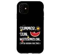 Summer Vacation Must Haves for Women Summer Sun & Watermelon Coque pour iPhone 11