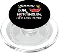 Summer Vacation Must Haves for Women Summer Sun & Watermelon PopSockets PopGrip pour MagSafe
