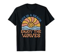 Summer Vibe Sunny Times Bonjour Summer Sea Coastal Dreams T-Shirt