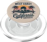 Summer Vibes California Beach, océan rétro, côte Ouest PopSockets PopGrip pour MagSafe