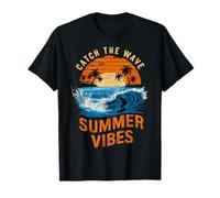 Summer Vibes Catch the Wave Surf T-Shirt