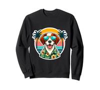 Summer Vibes Vacation Tropical Holiday, propriétaire d'un chien en Bretagne Sweatshirt