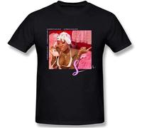 Summer Walker Men's Basic Short Sleeve Cotton T-Shirt Black 3XL