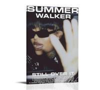 Summer Walker Still Over ItPainting Art Toile Décoration murale Maison Chambre Esthétique Peintre Salon Peinture murale solide Décoration de chambre à coucher Style cadre 30 x 45 cm