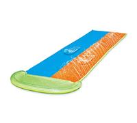 Summer Waves Double Toboggan à Eau pour Glissade de Jardin, Toboggan Aquatique Rapide, Jeu de Jardin Familial, Piste d'eau, Jeu d'eau, 5,49 M