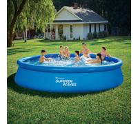 Summer Waves Fast Set Quick Up Pool 457x84cm Piscine familiale avec pompe de filtration