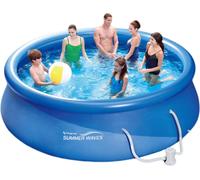 Summer Waves Fast Set Quick Up Pool Piscine avec pompe de filtration Ø 366 x 91 cm