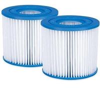 Summer Waves Lot de 2 Cartouches Filtres Type D - Chlorinateur et Panier pour Tablettes de Chlore Intégrés - Efficacité Maximale - Matériau Papier Ultra-Résistant - Grande Compatibilité P57000102
