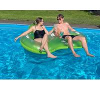 Summer Waves Matelas gonflable deux places avec LED | Vert |