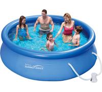 Summer Waves Quick Up Pool Piscine hors sol Piscine avec pompe, Taille:Ø 366 x 91cm