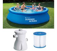 Summer Waves Swimming Pool Quick Set 366 X 76 cm + pompe de filtration