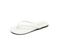 Summer Women Fashion Sandals Flip Flops Thick Sole Solid Color Open Toe Casual Comfortable (White, 42) #23