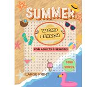Summer Word Search for Adults: Relaxing and Inspiring Summer Puzzles to Boost Your Brain and Brighten Your Day