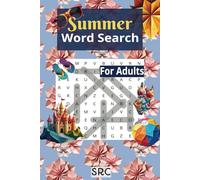 Summer Word Search For Adults: Word Searches with Easy to Read Print about Summer, Outdoor, the Beach and more | 6x9 inches, 110 pages | 50+ Puzzles ... Gift for Vacations, Holidays and Leisure Times
