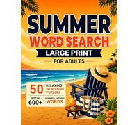 Summer Word Search: Large Print for Adults